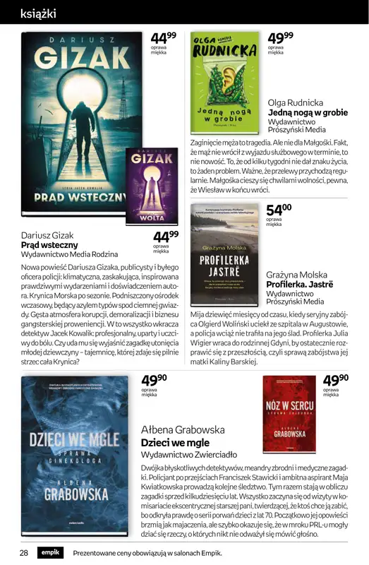 Empik - gazetka promocyjna Tom kultury: książki od środy 15.10 do wtorku 28.10 - strona 28