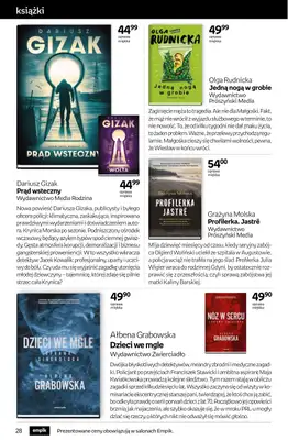 Empik - gazetka promocyjna Tom kultury: książki od środy 15.10 do wtorku 28.10 - strona 28 Empik - gazetka promocyjna Tom kultury: książki od środy 15.10 do wtorku 28.10 - strona 28