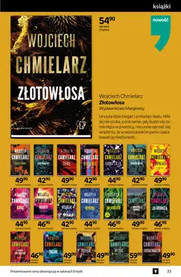 Empik - gazetka promocyjna Tom kultury: książki od środy 15.10 do wtorku 28.10 - strona 33 Empik - gazetka promocyjna Tom kultury: książki od środy 15.10 do wtorku 28.10 - strona 33