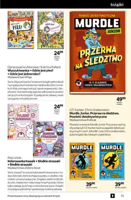 Empik - gazetka promocyjna Tom kultury: książki od środy 15.10 do wtorku 28.10 - strona 71 Empik - gazetka promocyjna Tom kultury: książki od środy 15.10 do wtorku 28.10 - strona 71
