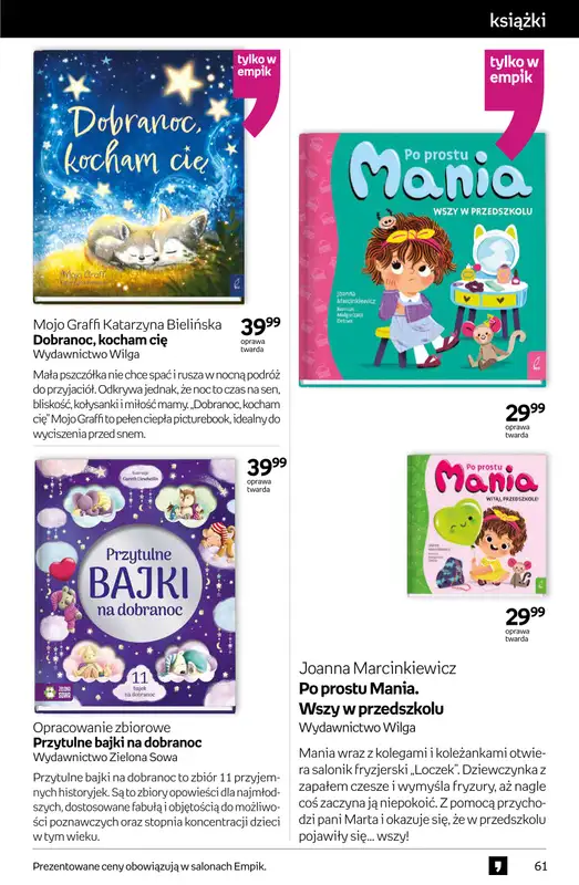 Empik - gazetka promocyjna Tom kultury: książki od środy 15.10 do wtorku 28.10 - strona 61