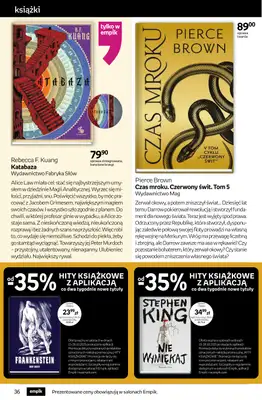 Empik - gazetka promocyjna Tom kultury: książki od środy 15.10 do wtorku 28.10 - strona 36 Empik - gazetka promocyjna Tom kultury: książki od środy 15.10 do wtorku 28.10 - strona 36