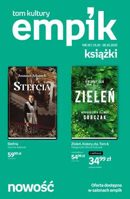 Empik - gazetka promocyjna Tom kultury: książki od środy 15.10 do wtorku 28.10