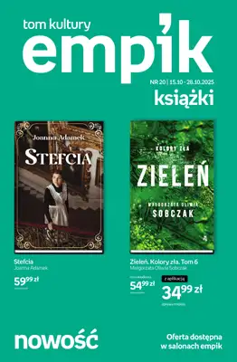 Empik - gazetka promocyjna Tom kultury: książki od środy 15.10 do wtorku 28.10 Empik - gazetka promocyjna Tom kultury: książki od środy 15.10 do wtorku 28.10