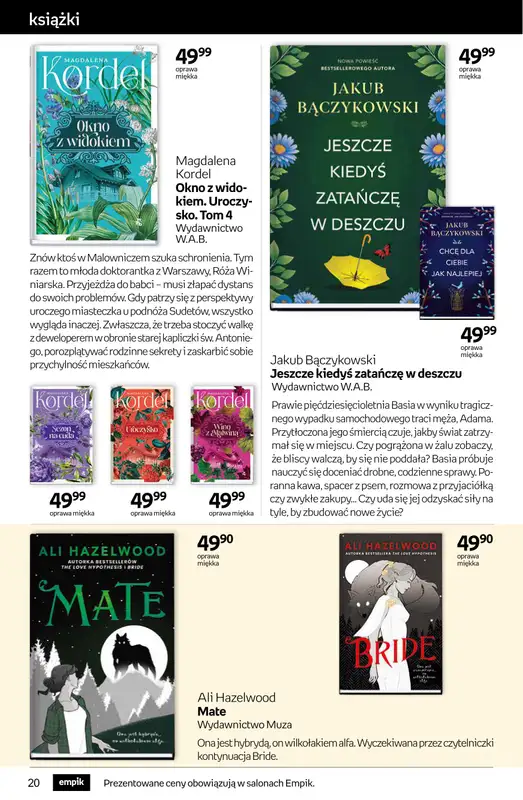 Empik - gazetka promocyjna Tom kultury: książki od środy 15.10 do wtorku 28.10 - strona 20