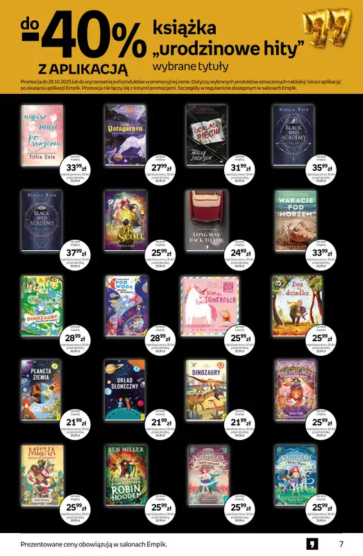 Empik - gazetka promocyjna Tom kultury: książki od środy 15.10 do wtorku 28.10 - strona 7