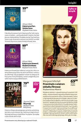 Empik - gazetka promocyjna Tom kultury: książki od środy 15.10 do wtorku 28.10 - strona 17 Empik - gazetka promocyjna Tom kultury: książki od środy 15.10 do wtorku 28.10 - strona 17