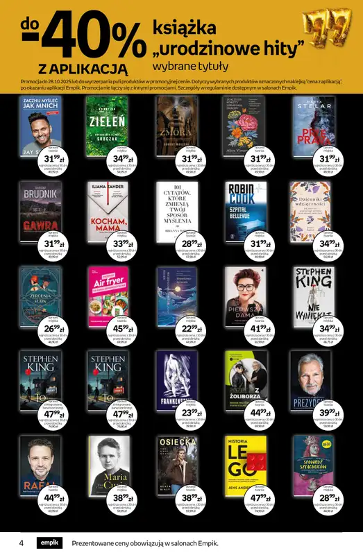 Empik - gazetka promocyjna Tom kultury: książki od środy 15.10 do wtorku 28.10 - strona 4
