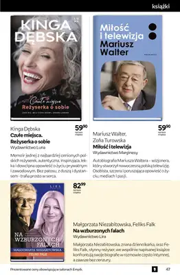 Empik - gazetka promocyjna Tom kultury: książki od środy 15.10 do wtorku 28.10 - strona 47 Empik - gazetka promocyjna Tom kultury: książki od środy 15.10 do wtorku 28.10 - strona 47