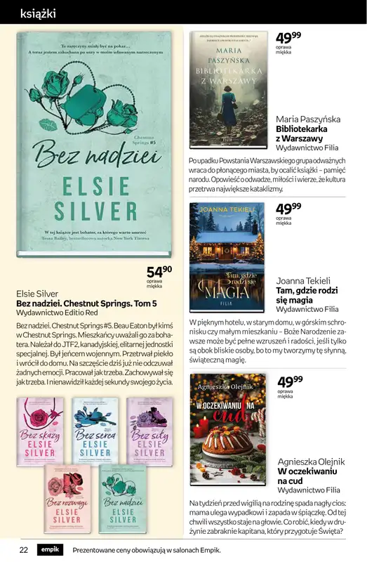 Empik - gazetka promocyjna Tom kultury: książki od środy 15.10 do wtorku 28.10 - strona 22