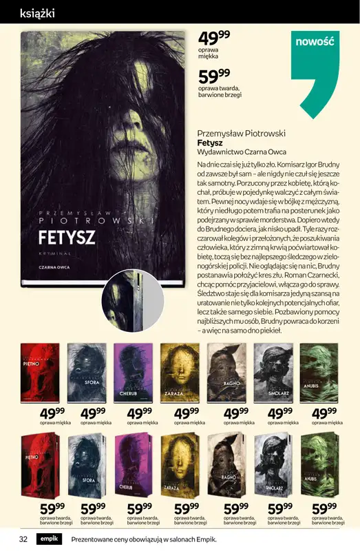 Empik - gazetka promocyjna Tom kultury: książki od środy 15.10 do wtorku 28.10 - strona 32
