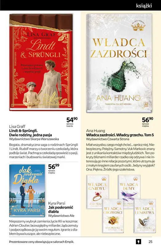Empik - gazetka promocyjna Tom kultury: książki od środy 15.10 do wtorku 28.10 - strona 25