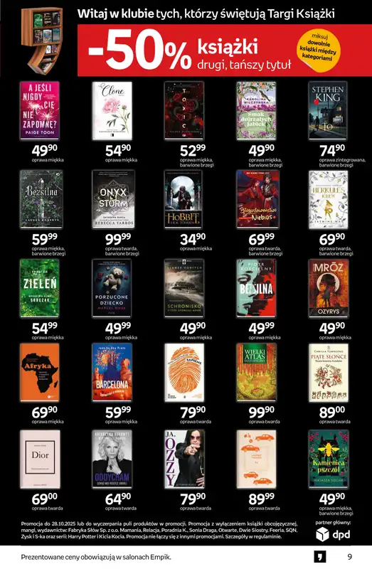 Empik - gazetka promocyjna Tom kultury: książki od środy 15.10 do wtorku 28.10 - strona 9