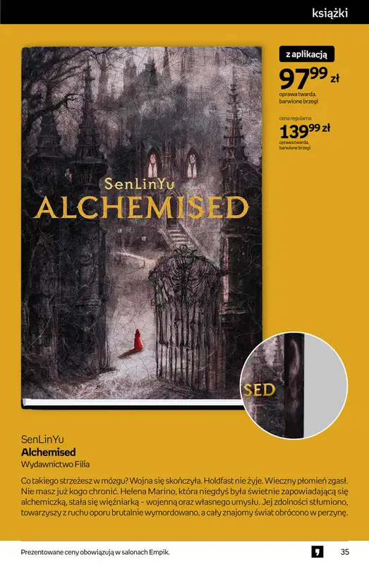 Empik - gazetka promocyjna Tom kultury: książki od środy 15.10 do wtorku 28.10 - strona 35