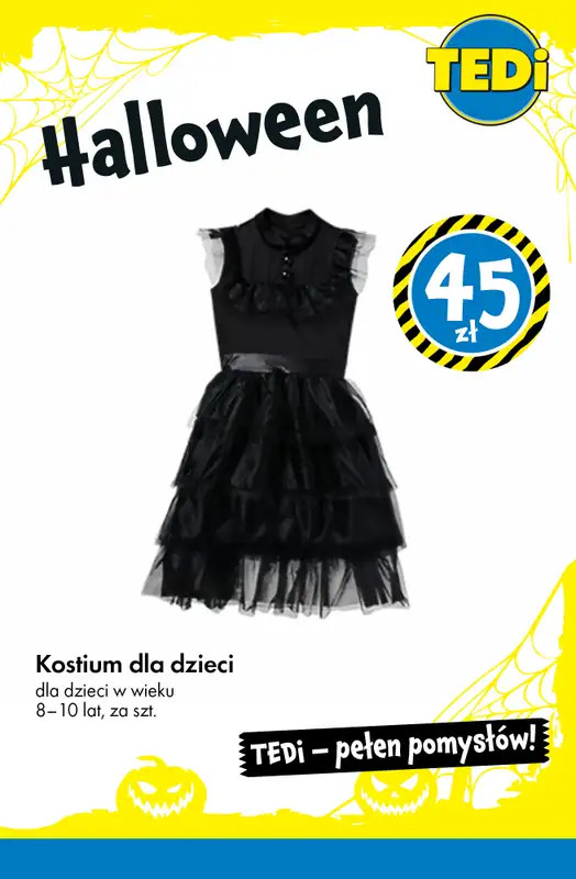 Tedi - gazetka promocyjna Wszystko na Halloween - już od 9,50 zł od wtorku 21.10  - strona 5