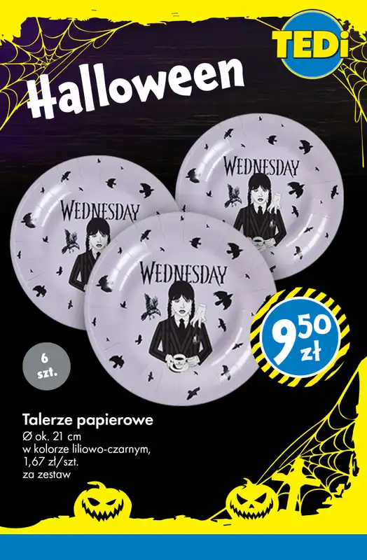 Tedi - gazetka promocyjna Wszystko na Halloween - już od 9,50 zł od wtorku 21.10  - strona 6