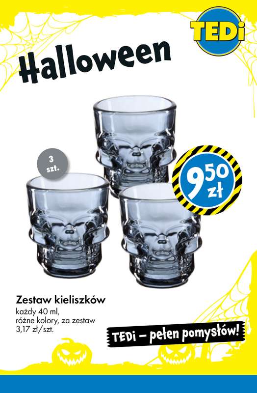 Tedi - gazetka promocyjna Wszystko na Halloween - już od 9,50 zł od wtorku 21.10  - strona 12