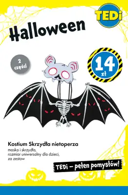 Tedi - gazetka promocyjna Wszystko na Halloween - już od 9,50 zł od wtorku 21.10  - strona 10 Tedi - gazetka promocyjna Wszystko na Halloween - już od 9,50 zł od wtorku 21.10  - strona 10