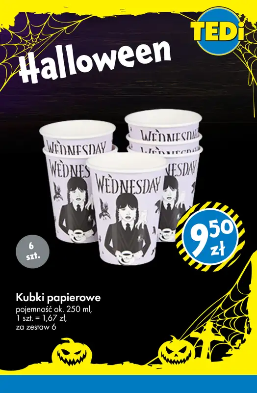 Tedi - gazetka promocyjna Wszystko na Halloween - już od 9,50 zł od wtorku 21.10  - strona 7