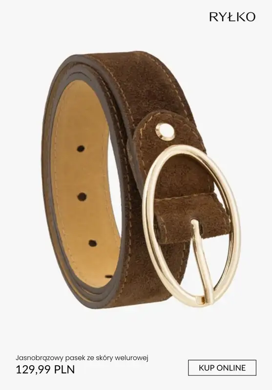 Ryłko - gazetka promocyjna -40 PLN przy zakupie 2 pasków damskich od wtorku 21.10  - strona 4