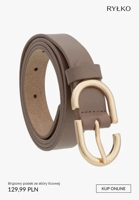 Ryłko - gazetka promocyjna -40 PLN przy zakupie 2 pasków damskich od wtorku 21.10  - strona 6