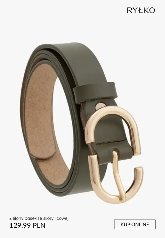 Ryłko - gazetka promocyjna -40 PLN przy zakupie 2 pasków damskich od wtorku 21.10  - strona 7