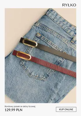 Ryłko - gazetka promocyjna -40 PLN przy zakupie 2 pasków damskich od wtorku 21.10  - strona 2