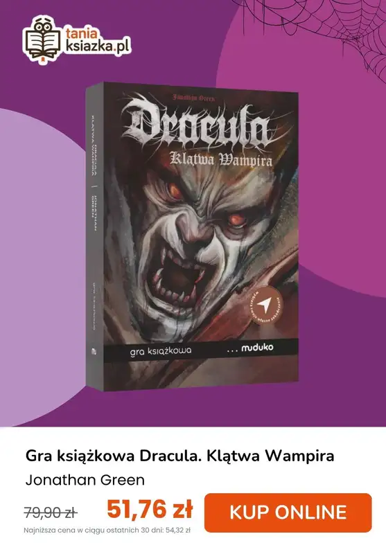 #Halloween - gazetka promocyjna Tania książka | Książki, gry i dekoracje na Halloween od wtorku 21.10 do czwartku 30.10 - strona 6