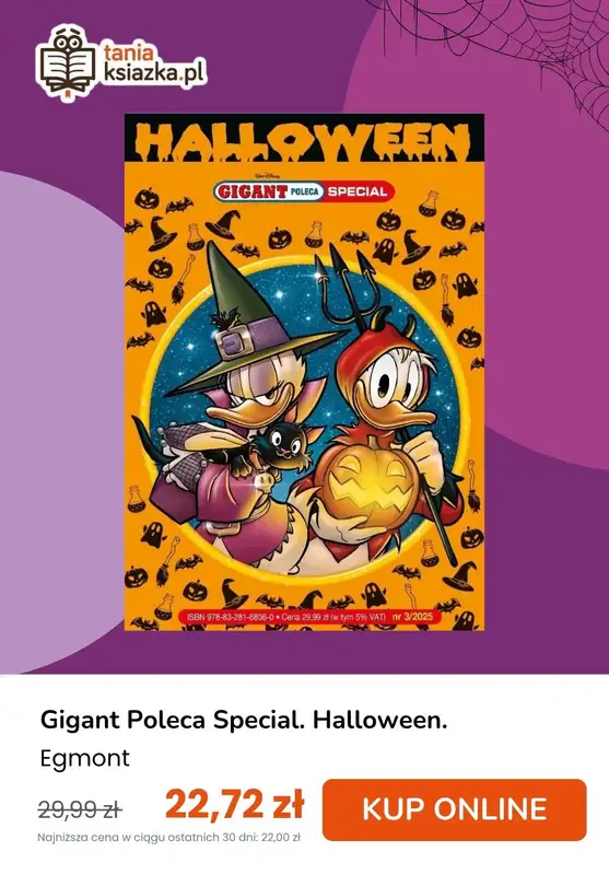 taniaksiazka.pl - gazetka promocyjna Książki, gry i dekoracje na Halloween od wtorku 21.10 do czwartku 30.10 - strona 5