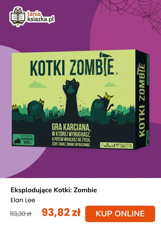 taniaksiazka.pl - gazetka promocyjna Książki, gry i dekoracje na Halloween od wtorku 21.10 do czwartku 30.10 - strona 8