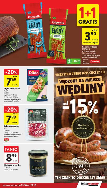 Intermarche - gazetka promocyjna Gazetka od czwartku 23.10 do środy 29.10 - strona 21