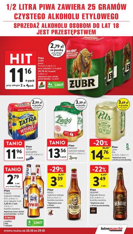 Intermarche - gazetka promocyjna Gazetka od czwartku 23.10 do środy 29.10 - strona 31