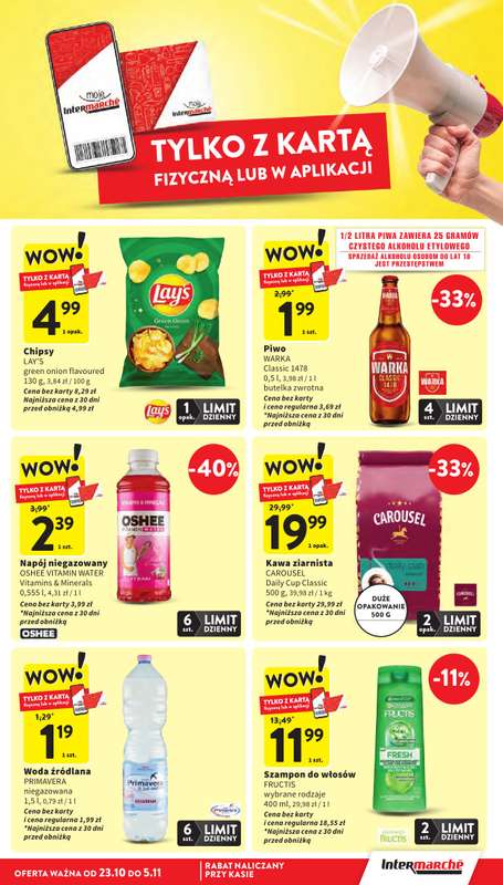 Intermarche - gazetka promocyjna Gazetka od czwartku 23.10 do środy 29.10 - strona 13