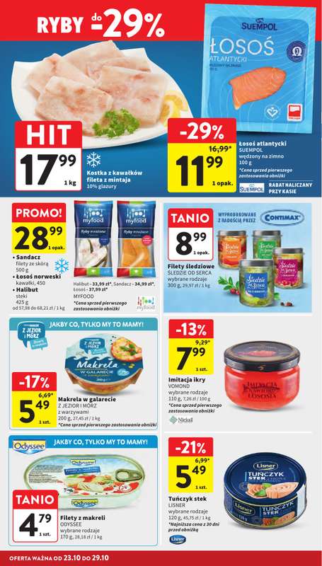 Intermarche - gazetka promocyjna Gazetka od czwartku 23.10 do środy 29.10 - strona 22