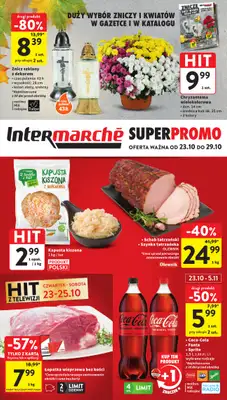 Intermarche - gazetka promocyjna Gazetka od czwartku 23.10 do środy 29.10 Intermarche - gazetka promocyjna Gazetka od czwartku 23.10 do środy 29.10