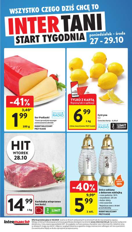 Intermarche - gazetka promocyjna Gazetka od czwartku 23.10 do środy 29.10 - strona 40
