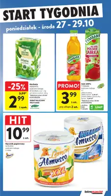Intermarche - gazetka promocyjna Intertani start tygodnia od poniedziałku 27.10 do środy 29.10 - strona 3 Intermarche - gazetka promocyjna Intertani start tygodnia od poniedziałku 27.10 do środy 29.10 - strona 3