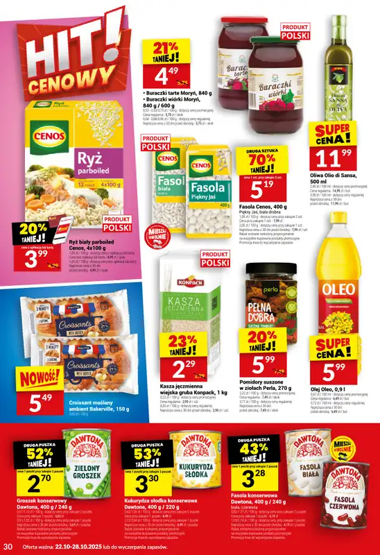Twój Market - gazetka promocyjna Gazetka od środy 22.10 do wtorku 28.10 - strona 30