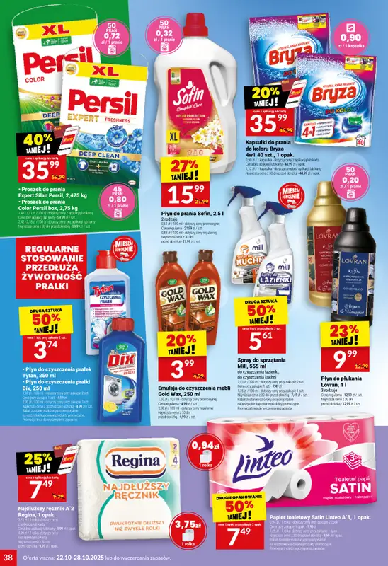 Twój Market - gazetka promocyjna Gazetka od środy 22.10 do wtorku 28.10 - strona 38
