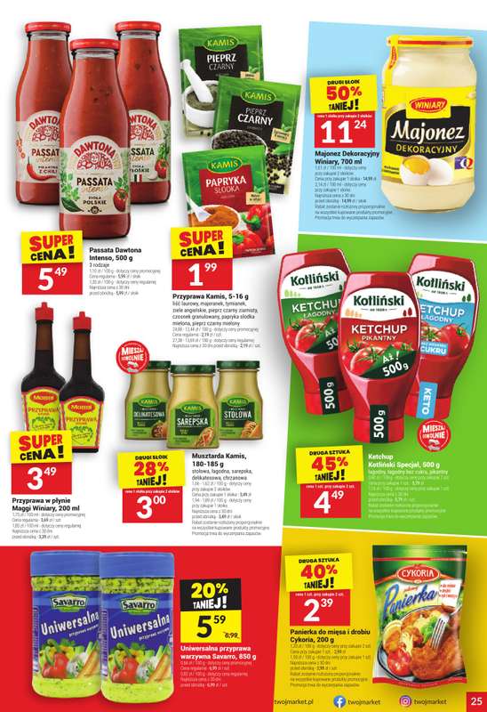 Twój Market - gazetka promocyjna Gazetka od środy 22.10 do wtorku 28.10 - strona 25