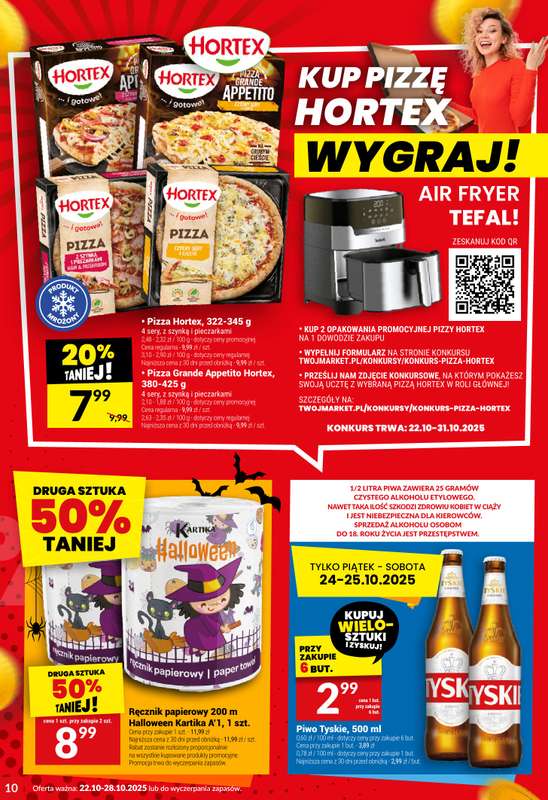Twój Market - gazetka promocyjna Gazetka od środy 22.10 do wtorku 28.10 - strona 10