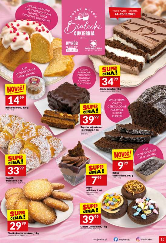 Twój Market - gazetka promocyjna Gazetka od środy 22.10 do wtorku 28.10 - strona 15