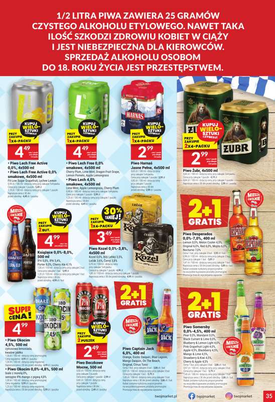 Twój Market - gazetka promocyjna Gazetka od środy 22.10 do wtorku 28.10 - strona 35