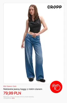 Cropp - gazetka promocyjna Wyprzedaż: jeansy dla niej od wtorku 21.10  - strona 7