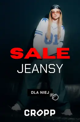 Cropp - gazetka promocyjna Wyprzedaż: jeansy dla niej od wtorku 21.10 