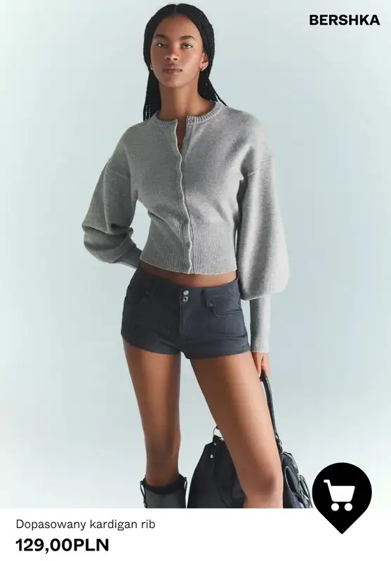 Bershka - gazetka promocyjna KARDIGANY damskie od 99,90 PLN   - strona 2