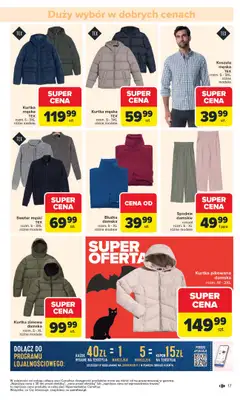 Carrefour - gazetka promocyjna Gazetka Łap super okazje od czwartku od czwartku 23.10 do piątku 31.10 - strona 17 Carrefour - gazetka promocyjna Gazetka Łap super okazje od czwartku od czwartku 23.10 do piątku 31.10 - strona 17