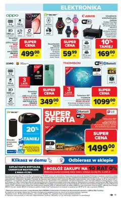 Carrefour - gazetka promocyjna Gazetka Łap super okazje od czwartku od czwartku 23.10 do piątku 31.10 - strona 19 Carrefour - gazetka promocyjna Gazetka Łap super okazje od czwartku od czwartku 23.10 do piątku 31.10 - strona 19