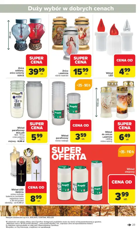 Carrefour - gazetka promocyjna Gazetka Łap super okazje od czwartku od czwartku 23.10 do piątku 31.10 - strona 23