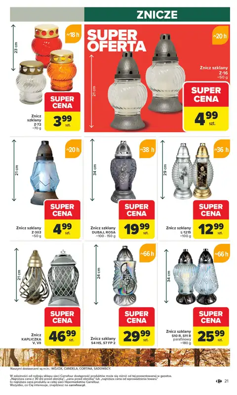 Carrefour - gazetka promocyjna Gazetka Łap super okazje od czwartku od czwartku 23.10 do piątku 31.10 - strona 21